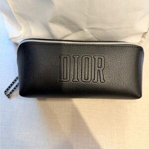 Dior Black Textured Leather Case